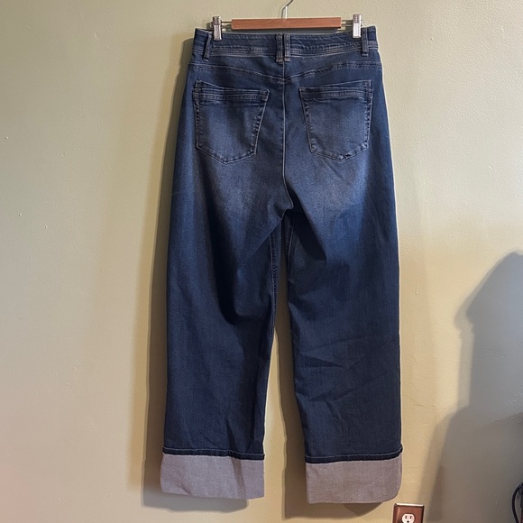 Democracy Dark Blue Flare Jeans - Picture 5 of 5